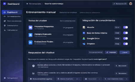 Interfaz conceptual de rutas personalizadas