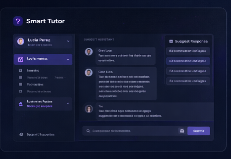 Interfaz conceptual de Smart Tutor